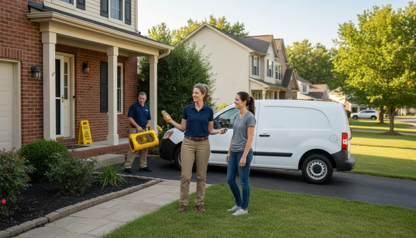 Water restoration image for Fire And Smoke Damage Restoration in Willard, OH